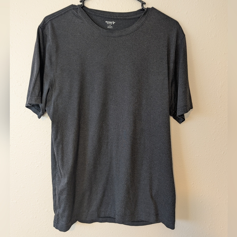 Old Navy Active Dark Gray Short Sleeve Men's Tee